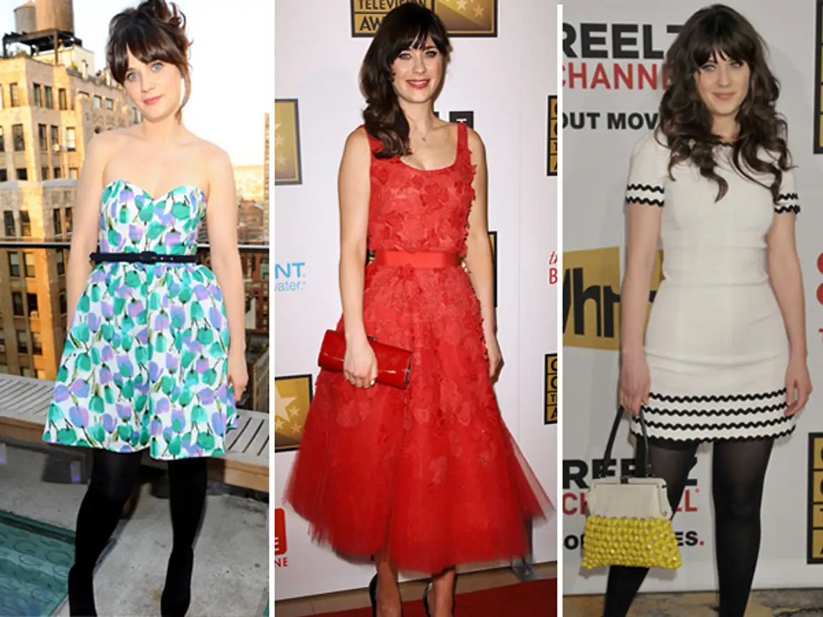 Star-Style: Mädchenhaft wie Zooey Deschanel - Bild 1 Star-Style: Mädchenhaft wie Zooey Deschanel - Bild 1