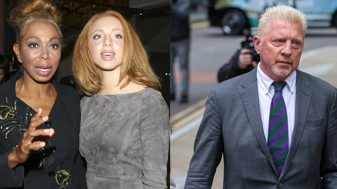 Anna Ermakova Angela Ermakova Boris Becker Anna Ermakova Angela Ermakova Boris Becker