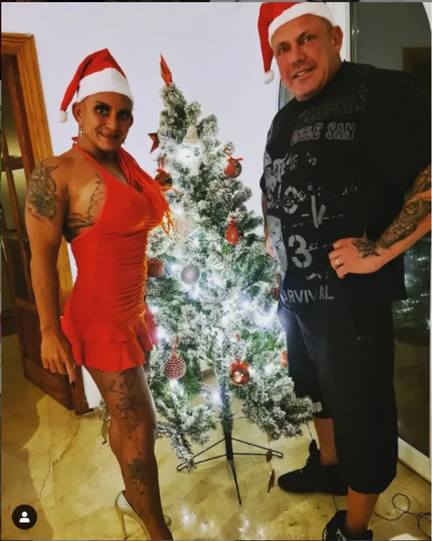 Caro und Andreas Robens an Weihnachten Caro und Andreas Robens an Weihnachten
