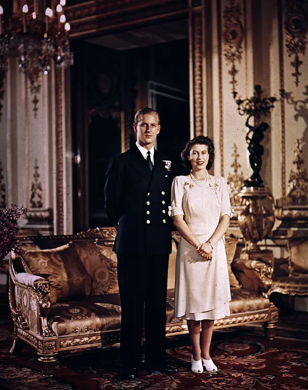 Prinzessin Elizabeth mit Prinz Philip Prinzessin Elizabeth mit Prinz Philip