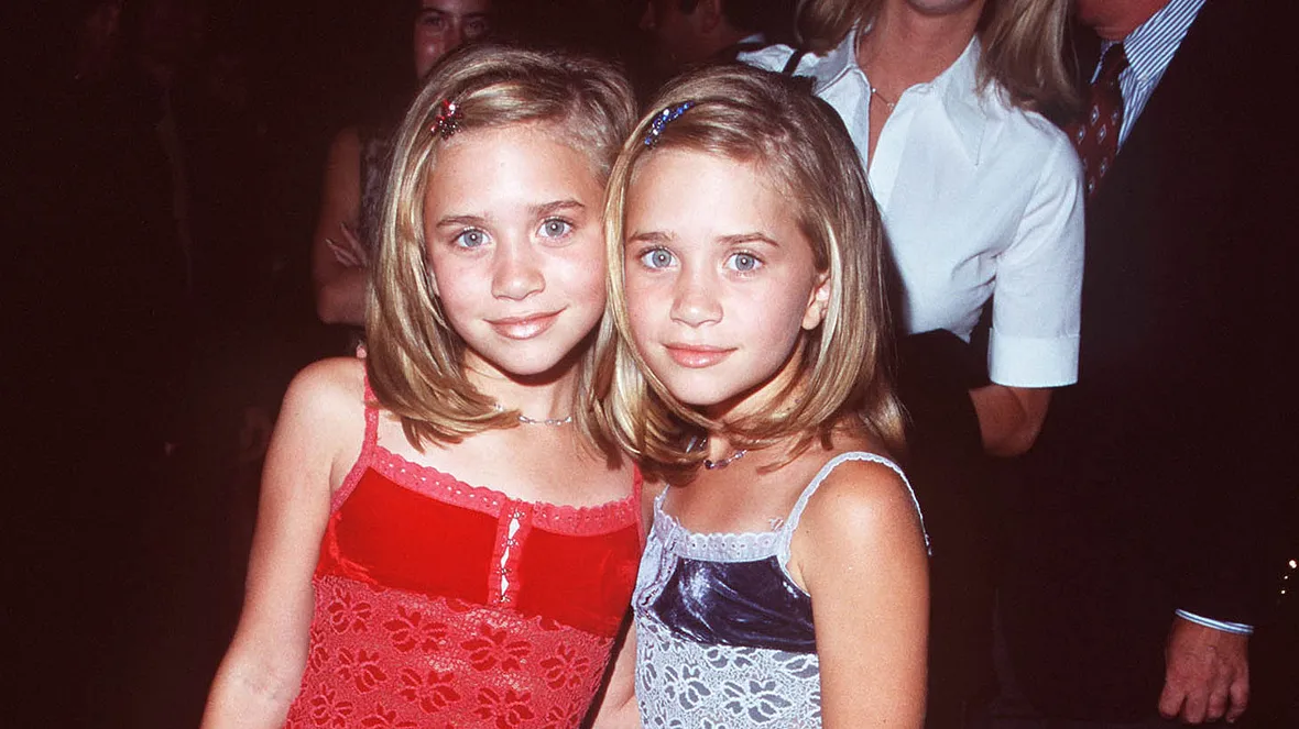 Olsen-Zwillinge Mary-Kate und Ashley 1998 Olsen-Zwillinge Mary-Kate und Ashley 1998