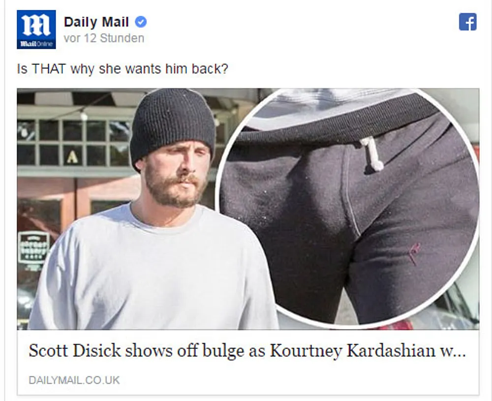 Scott Disick zeigt ungewollt seinen Penis Scott Disick zeigt ungewollt seinen Penis