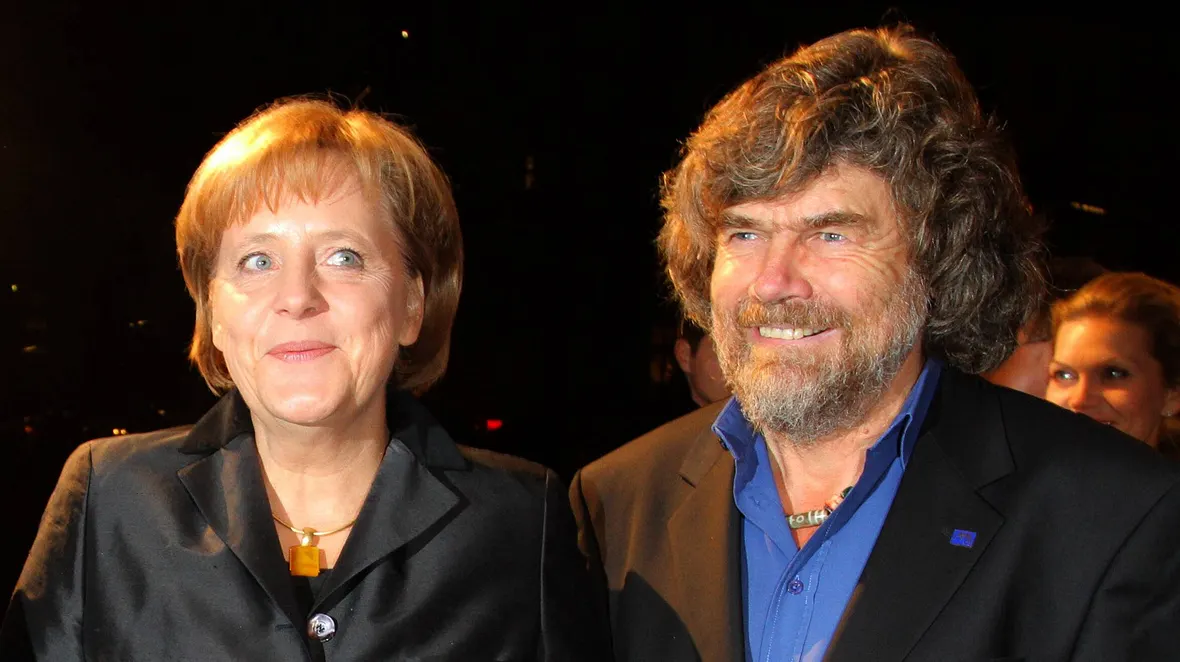 Angela Merkel & Reinhold Messner Angela Merkel & Reinhold Messner