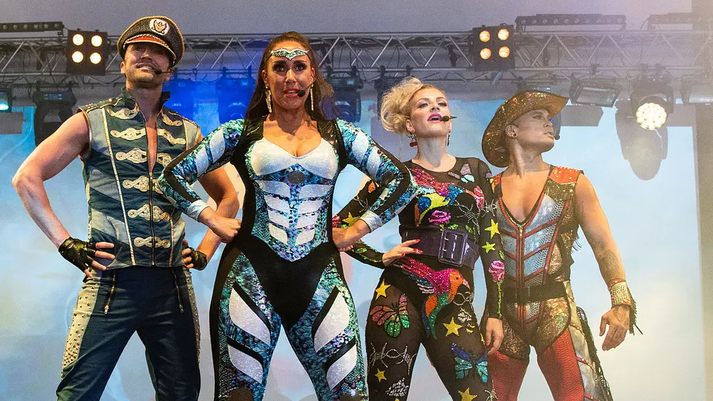 Vengaboys 2018 auf dem Mighty Hoopla Festival in London Vengaboys 2018 auf dem Mighty Hoopla Festival in London