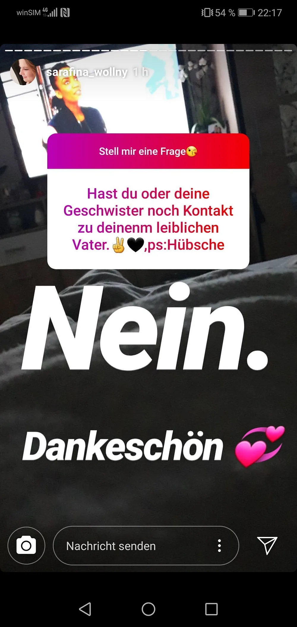 Sarafina Wollny hat keinen Kontakt zu ihrem Vater Dieter Sarafina Wollny hat keinen Kontakt zu ihrem Vater Dieter