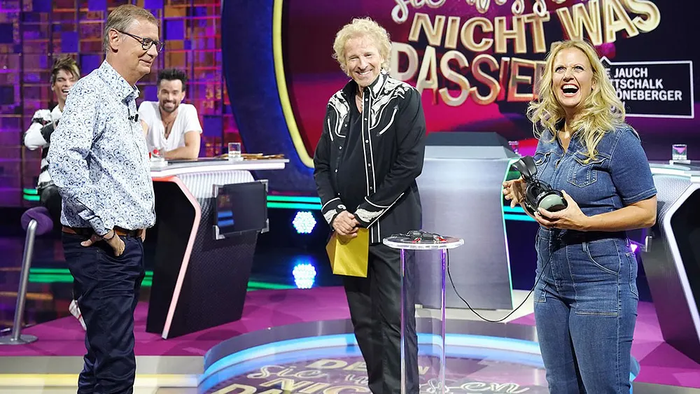 Barbara Schöneberger, Günther Jauch und Thomas Gottschalk Barbara Schöneberger, Günther Jauch und Thomas Gottschalk