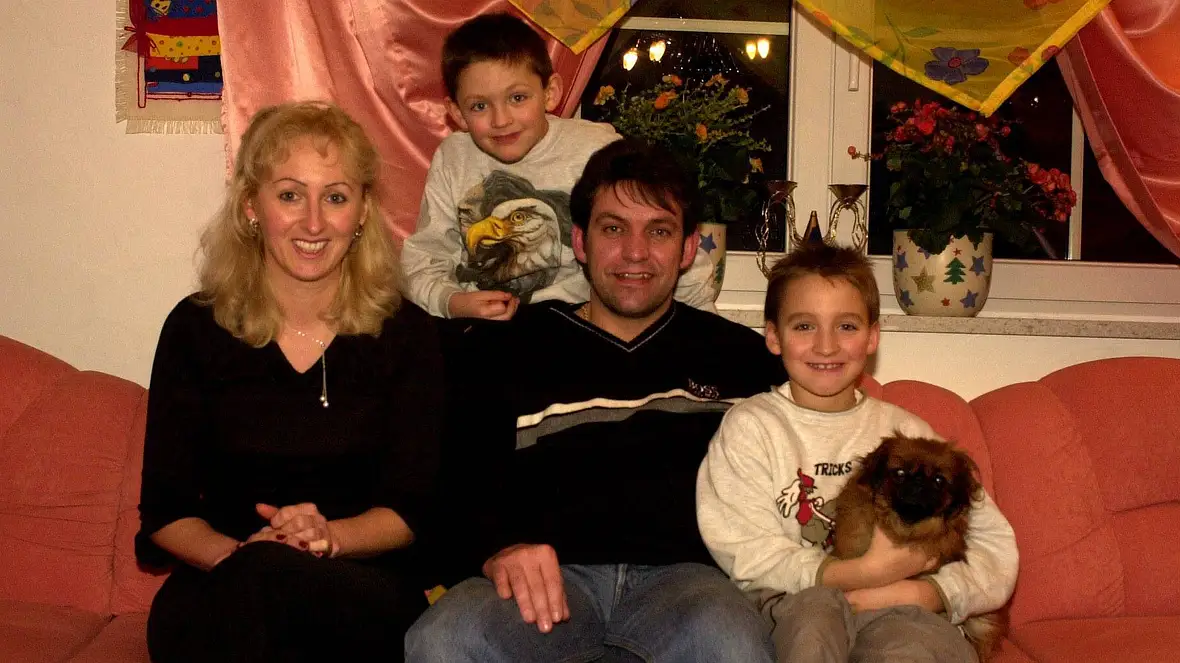 Daniel Küblböck mit seiner Familie Daniel Küblböck mit seiner Familie