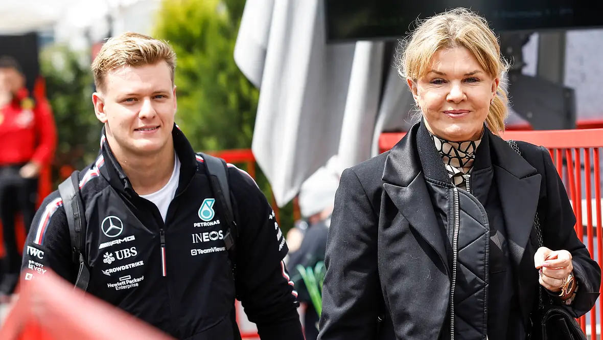 Corinna Schumacher & Sohn Mick Schumacher Corinna Schumacher & Sohn Mick Schumacher