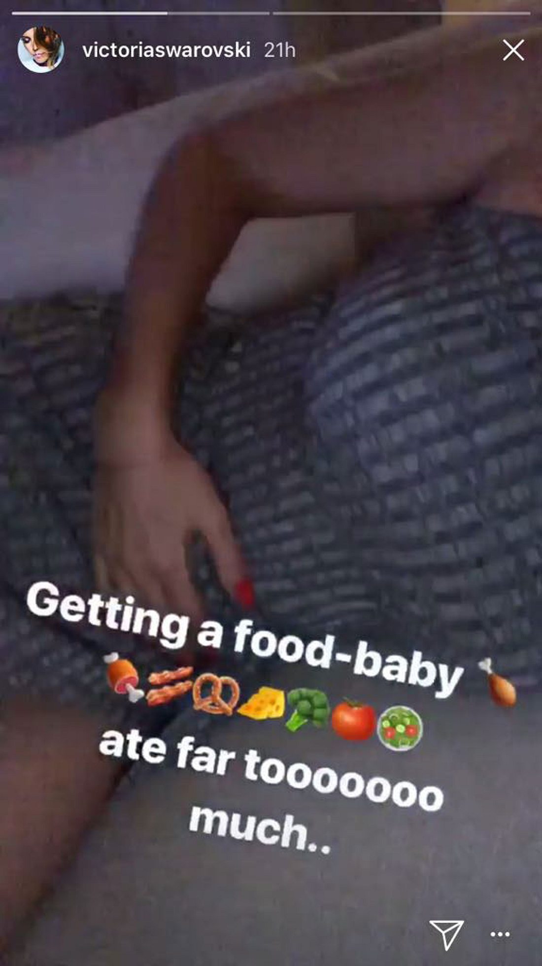 Victoria Swarovski und ihr Food-Baby