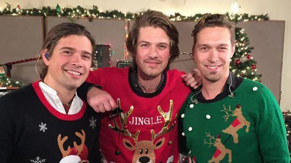 Hanson-Brüder 2018 an Weihnachten Hanson-Brüder 2018 an Weihnachten