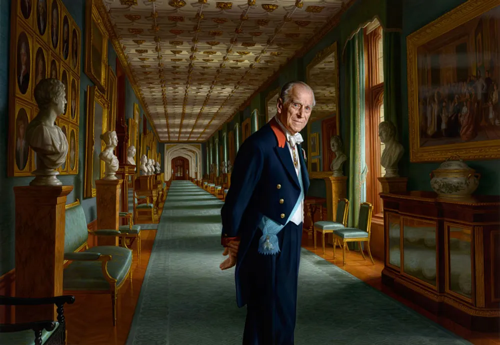 Das vermutlich letzte Porträt von Prinz Philip Das vermutlich letzte Porträt von Prinz Philip