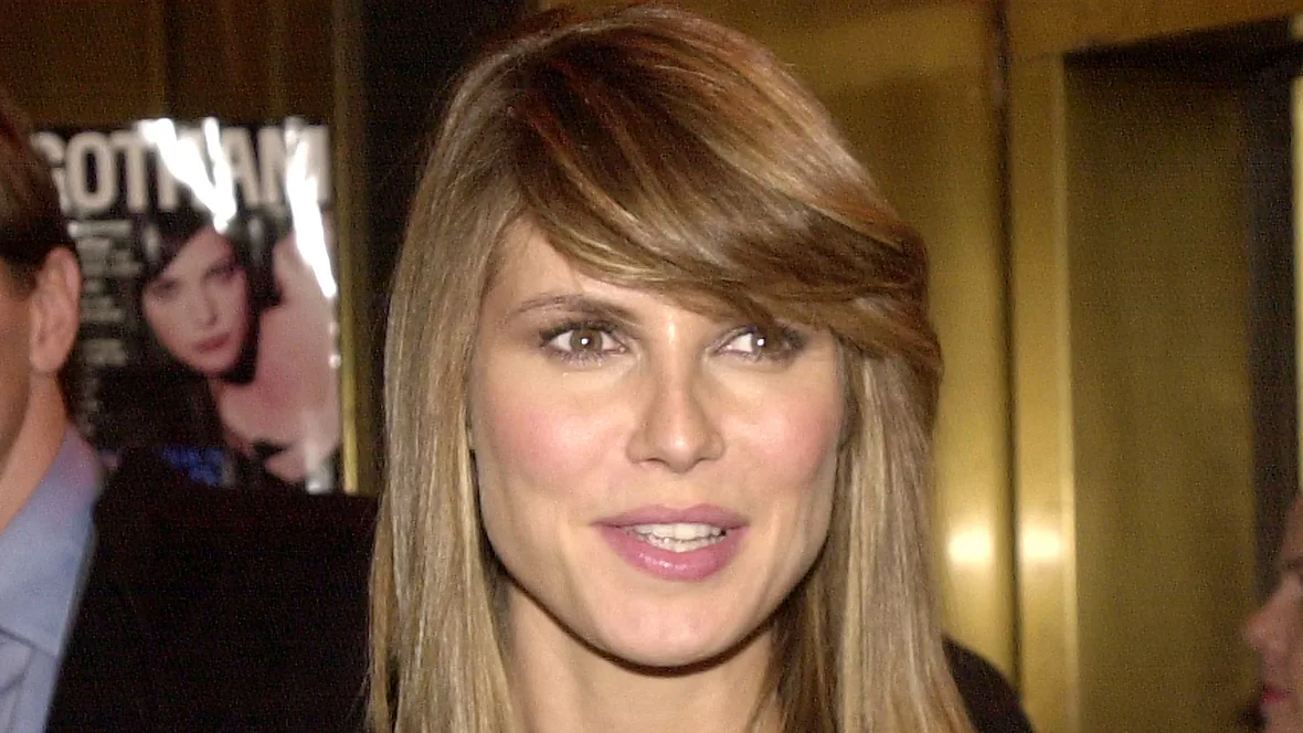 Heidi Klum früher mit Pony Heidi Klum früher mit Pony