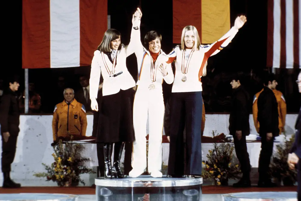 Rosi Mittermaier Olympia Innsbruck Rosi Mittermaier Olympia Innsbruck