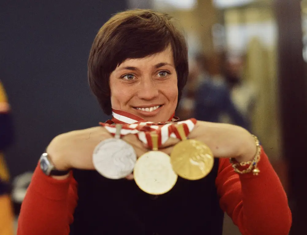 Rosi Mittermaier Olympia Innsbruck Rosi Mittermaier Olympia Innsbruck