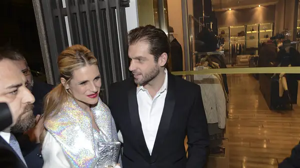 Michelle Hunziker Tomaso Trussardi