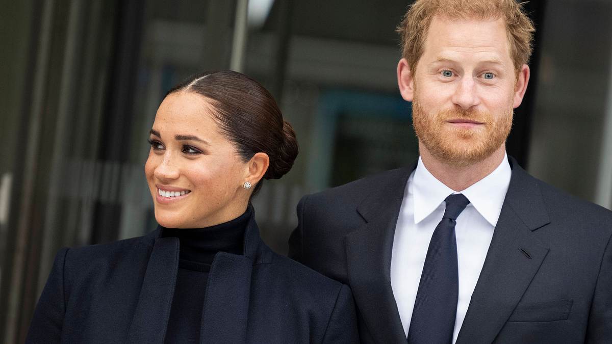 Herzogin Meghan und Prinz Harry bei einem Event.