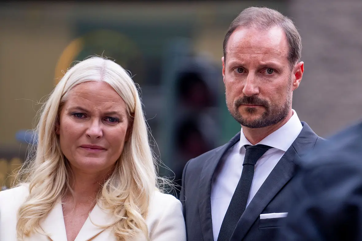 Kronprinzessin Mette-Marit und Prinz Haakon im Jahr 2022 in Oslo.