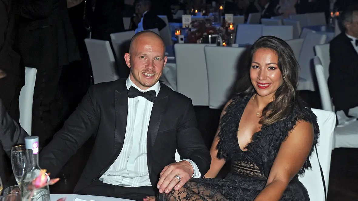 Fabian Hambüchen mit Ehefrau Viktoria Feldbusch 