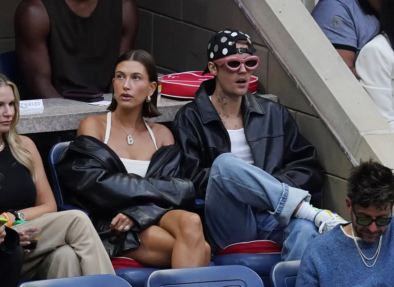 Hailey Bieber und Justin Bieber Hailey Bieber und Justin Bieber be dem U.S Open 2023. - Foto: IMAGO / MediaPunch