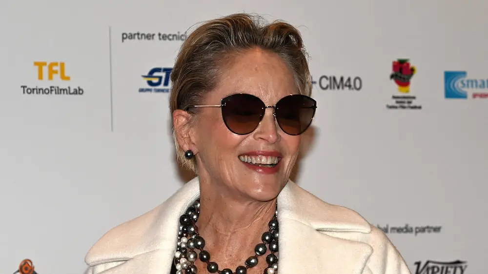 Sharon Stone lacht Sharon Stone lacht
