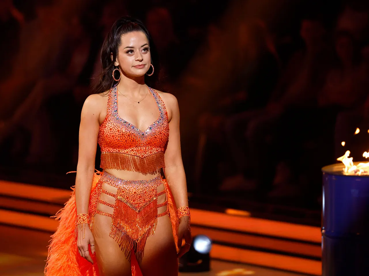News zu Malika Dzumaevs "Let's Dance"-Rueckkehr Malika Dzumaev in einem sexy Outfit auf der Lets Dance-Buehne - ein Bild, das es bald hoffentlich wiederzusehen gibt! - Foto: IMAGO / Panama Pictures