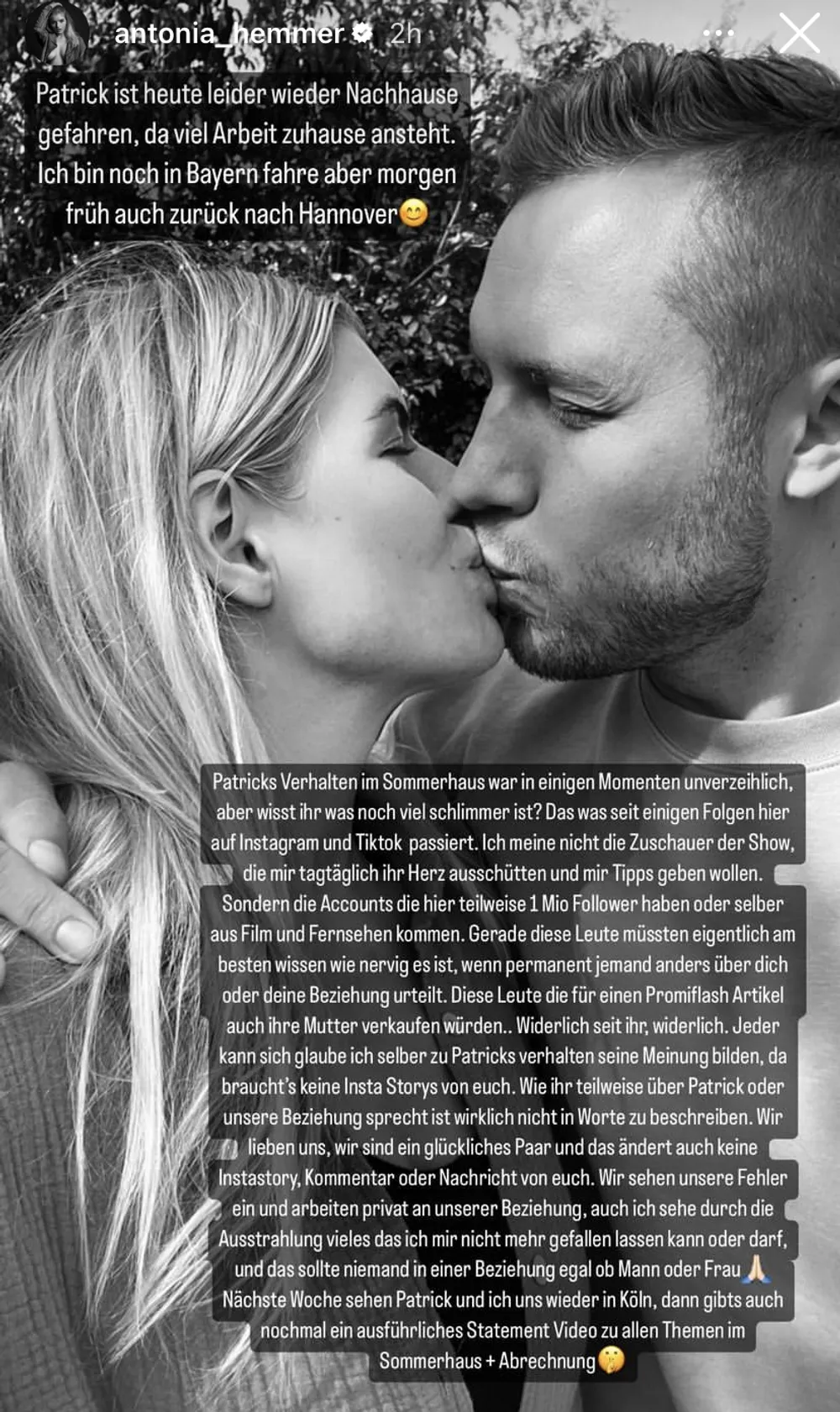 Antonia Hemmer Statement Antonia Hemmer Statement