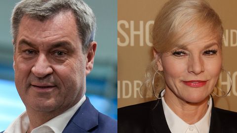 Ina Müller & Markus Söder: Ich bin wahnsinnig gut im Bett - Foto: Collage / IMAGO / Eventpress / Bernd Elmenthaler