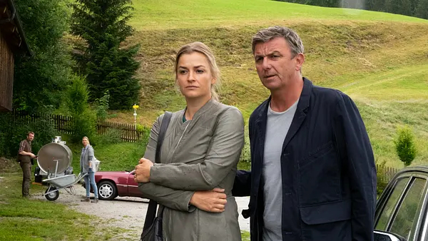 Ines Lutz und Bergdoktor Hans Sigl