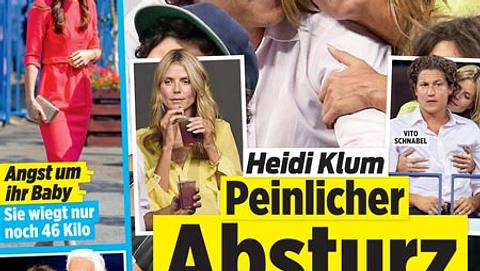 InTouch: Heidi Klums peinlicher Absturz