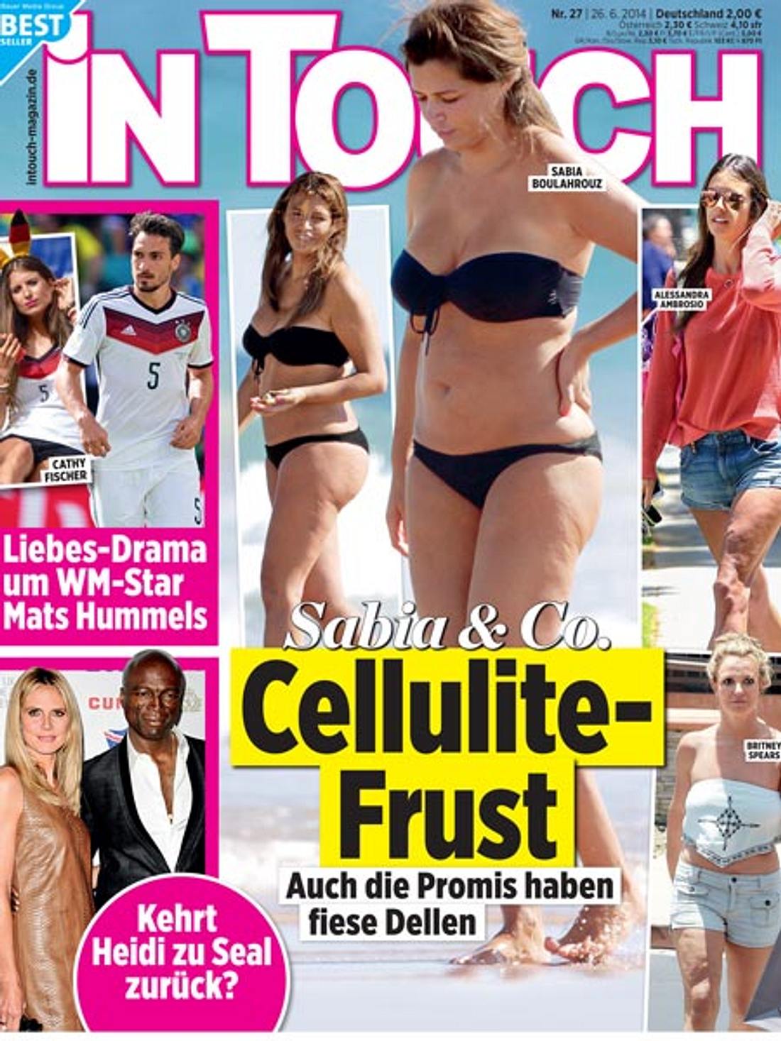 InTouch: Cellulite-Frust bei Sabia &amp; Co.