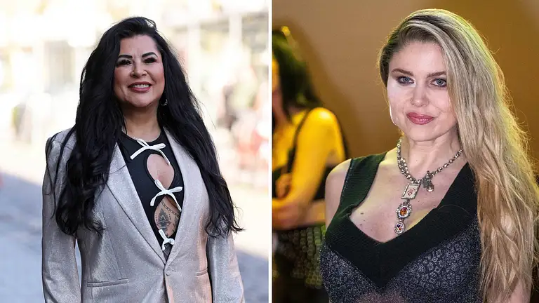 Links lächelnde Iris Klein, rechts neutral schauende Yvonne Woelke