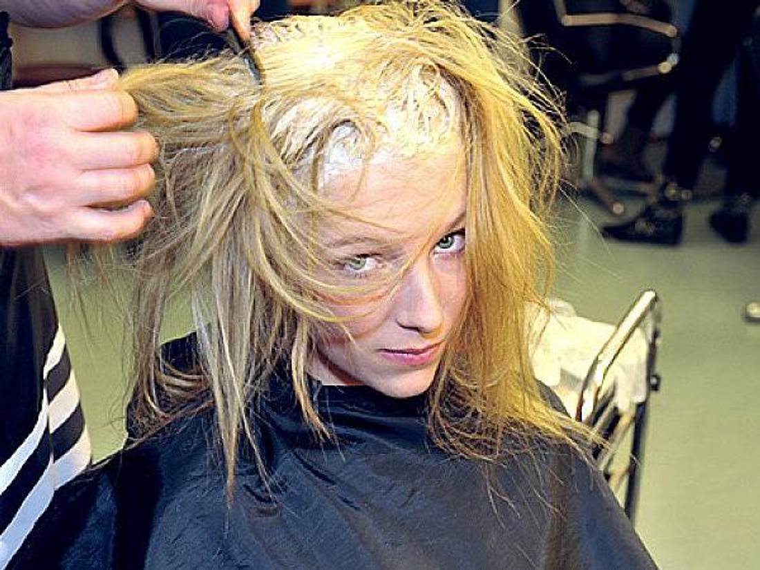 Iris Mareike Steen zeigt ihre neue Frisur.
