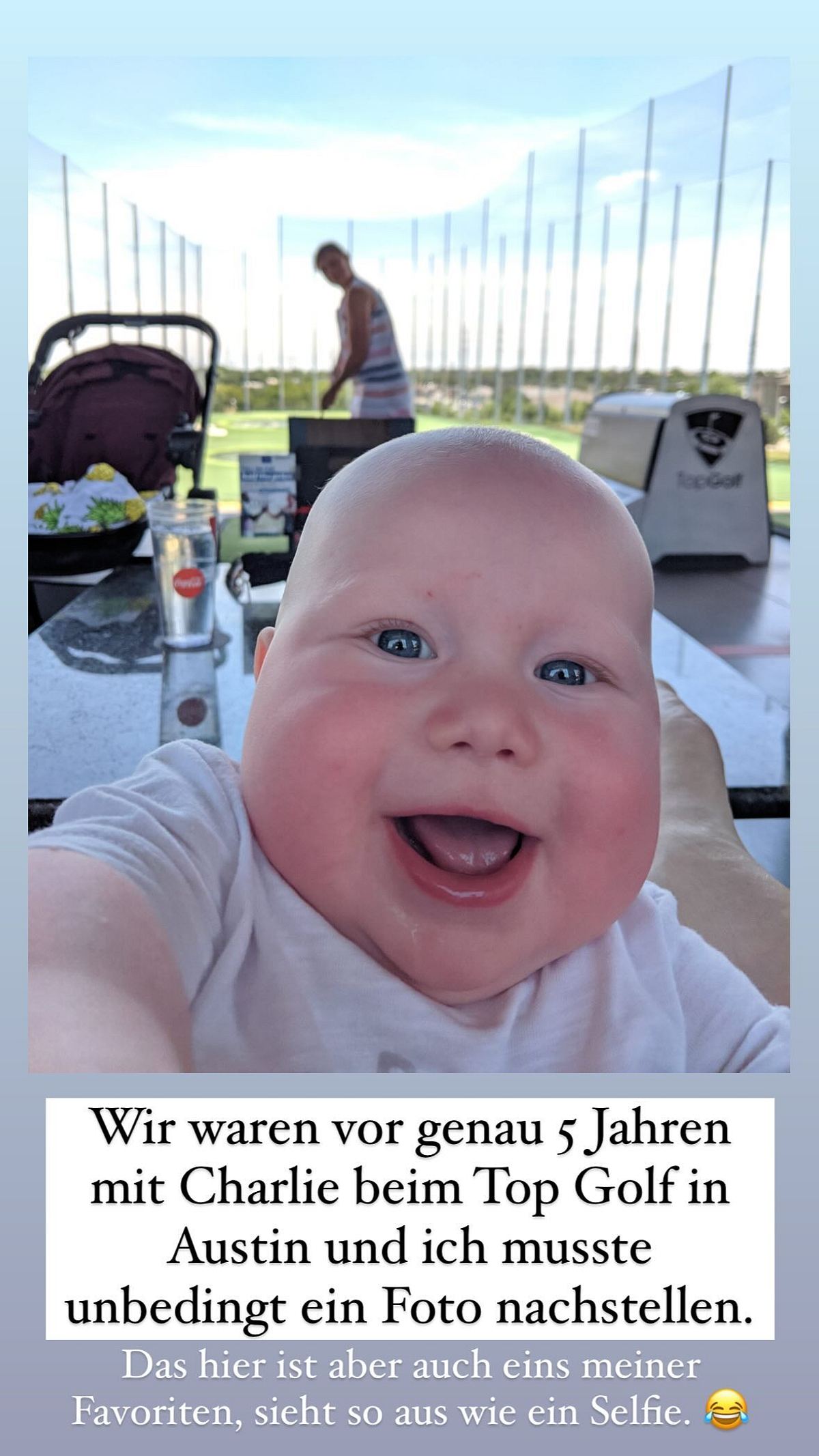 Janina Reimans Sohn Charlie als Baby