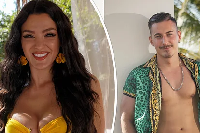 Collage: Links Jennifer Degenhart und rechts Marvin Kleinen, beide posieren lächelnd für die Kamera