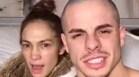 Jennifer Lopez ungeschminkt Casper Smart - Foto: Instagram / Casper Smart