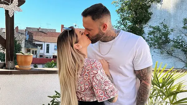 Jenny Frankhauser und Freund Steffen König
