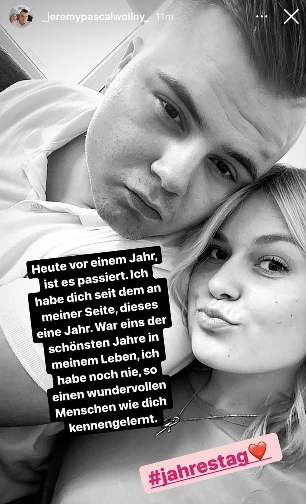 Jeremy Pascal Wollny und Freundin Celine Jeremy Pascal Wollny und Freundin Celine