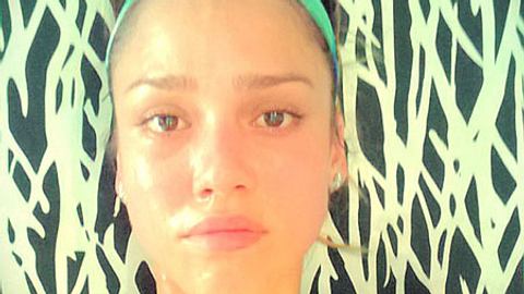 Jessica Alba ungeschminkt nach dem Sport - Foto: Instagram