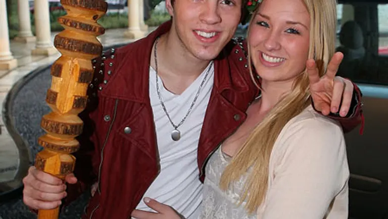 Joey Heindle machte seiner Freundin Jacqueline eine romantische Liebeserkärung