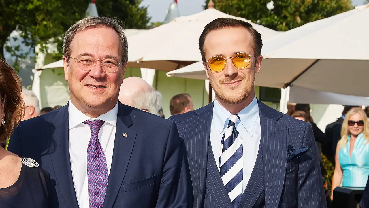 Armin Laschet mit Sohn Johannes Laschet Armin Laschet mit Sohn Johannes Laschet - Foto: Imago
