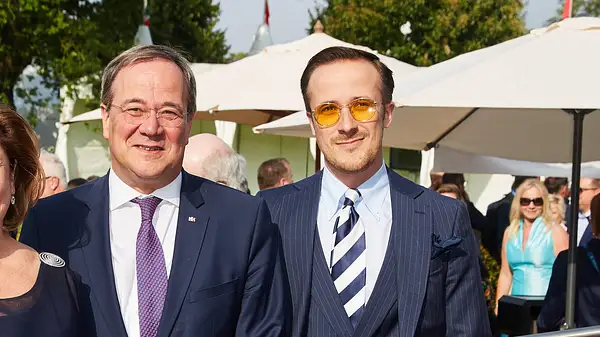 Armin Laschet mit Sohn Johannes Laschet