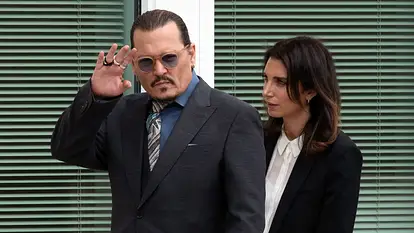 Johnny Depp und Joelle Rich