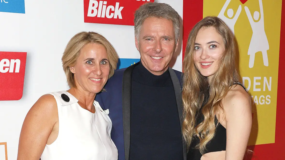 Jörg Pilawa mit Frau Irina und Tochter Emmy Jörg Pilawa mit Frau Irina und Tochter Emmy