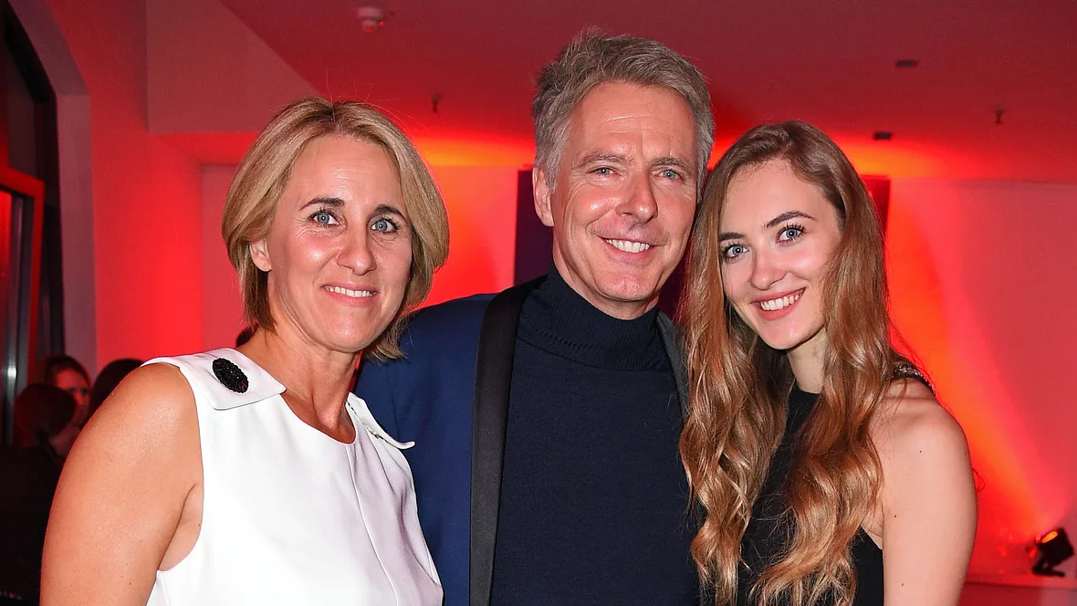Jörg Pilawa mit Frau Irina und Tochter Emmy Jörg Pilawa mit Frau Irina und Tochter Emmy
