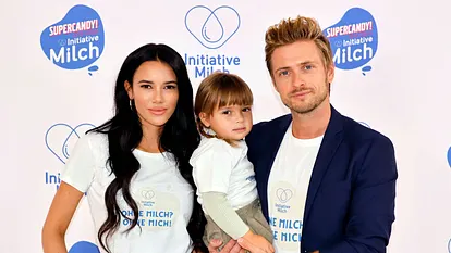 Jörn Schlönvoigt & Hanna Weig mit Tochter Delia