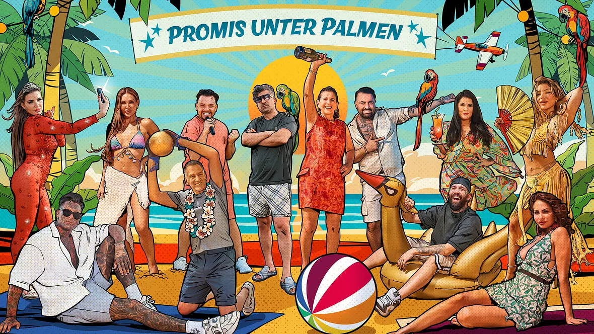 "Promis unter Palmen" 2025: Kandidaten, Start und Sendezeiten