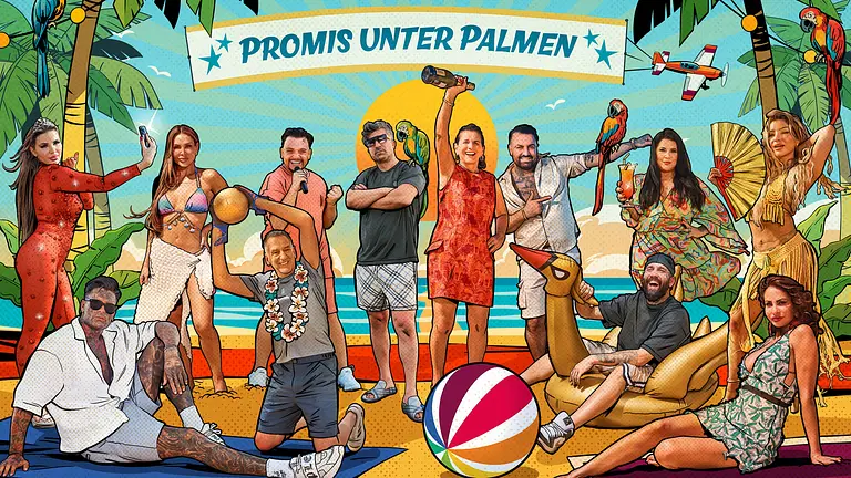 "Promis unter Palmen" 2025: Kandidaten, Start und Sendezeiten