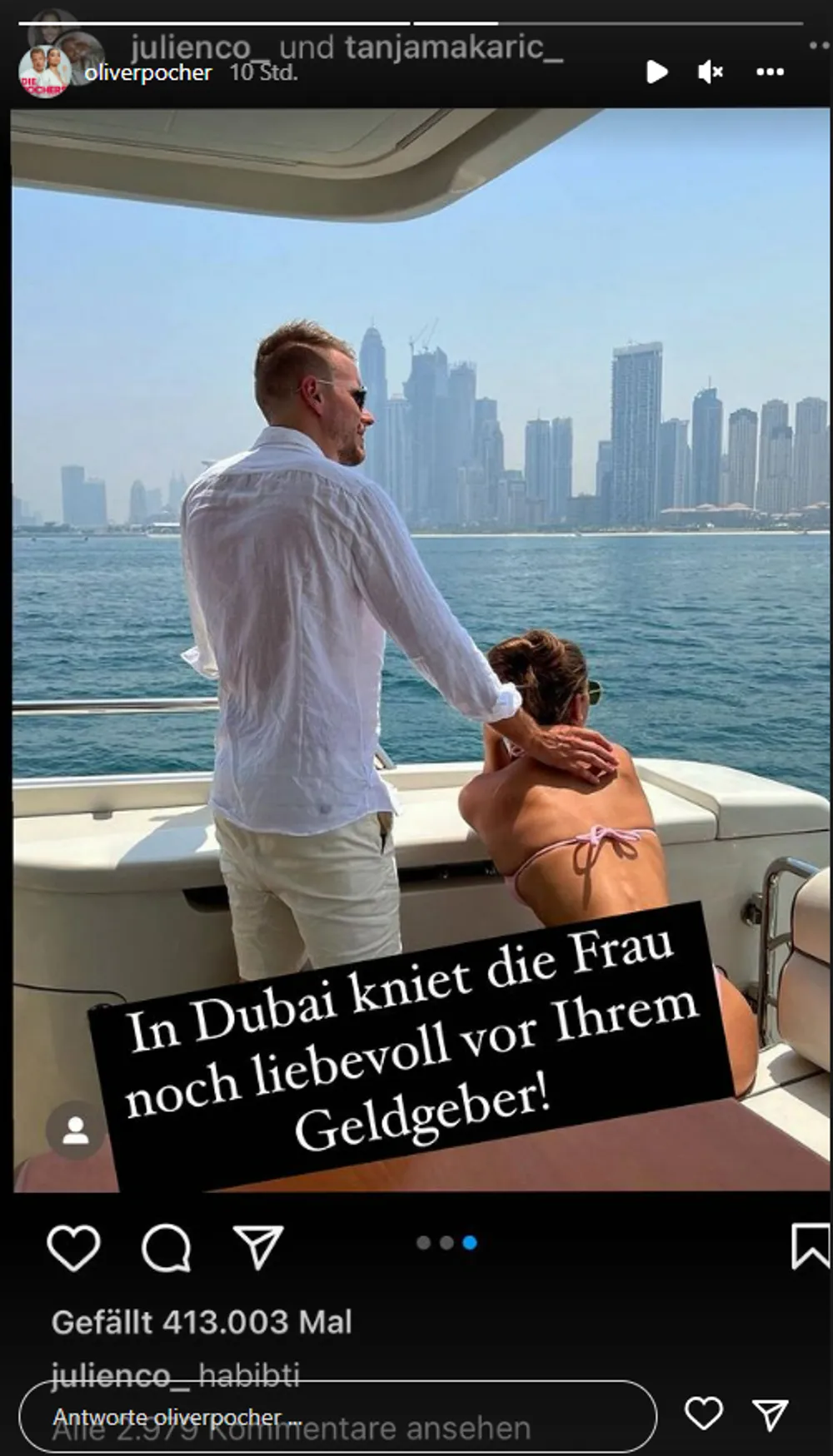 Oliver Pocher - Julian Claßen & Tanja Makarić Diss Oliver Pocher - Julian Claßen & Tanja Makarić Diss