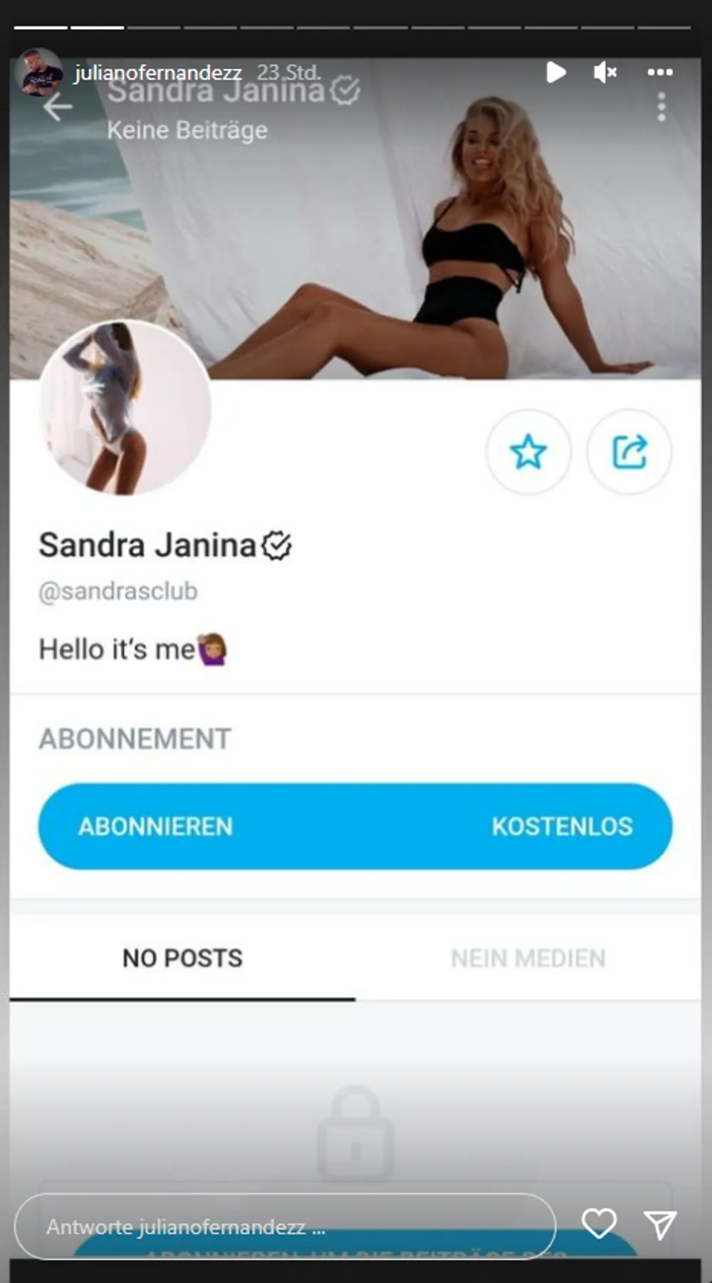 Juliano Fernandez - Sandra Janina OnlyFans Juliano Fernandez - Sandra Janina OnlyFans