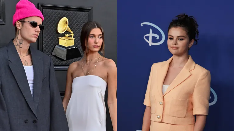 Justin Bieber & Hailey Bieber & Selena Gomez